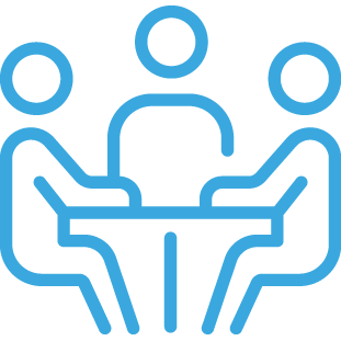 face-to-face meeting icon